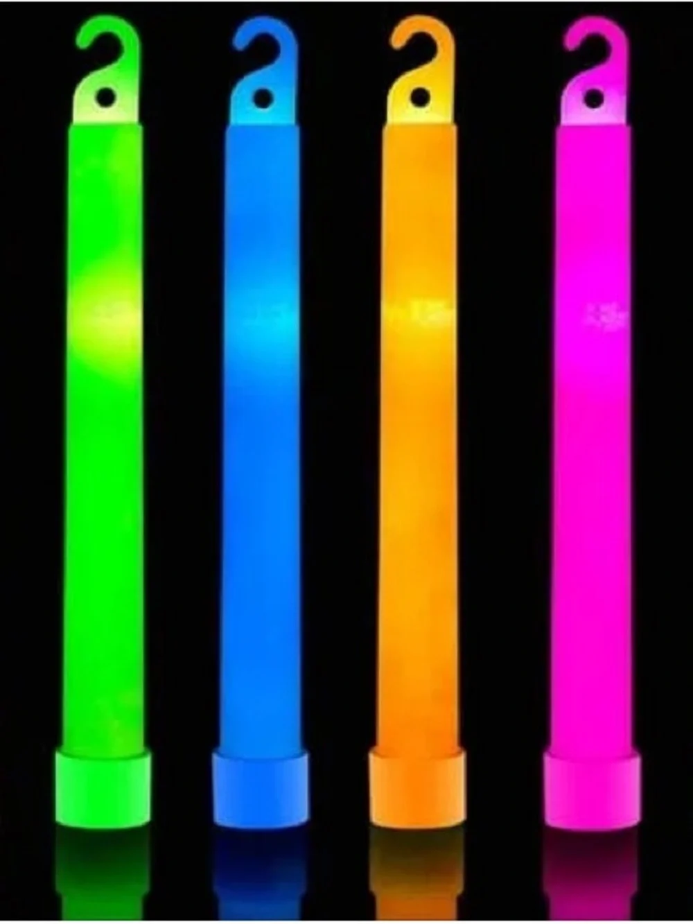 Safety Glow Stick Party Pack - Multicolor Glow Sticks (32 Pack)